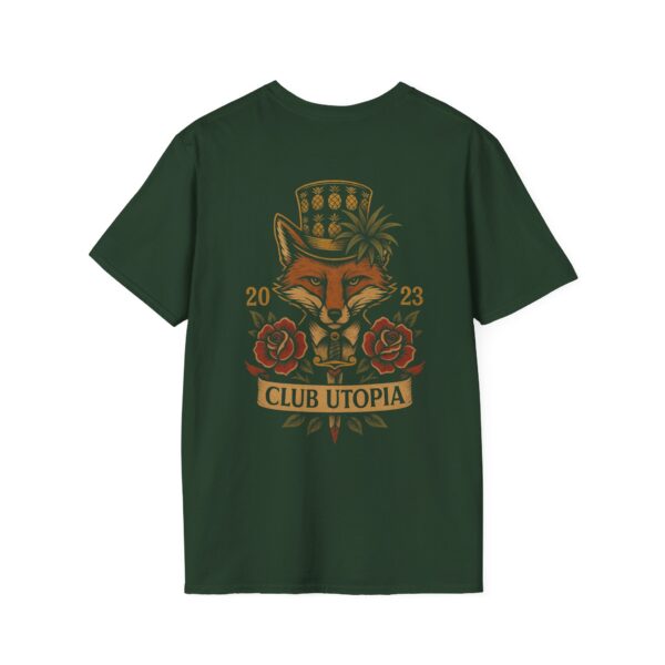 Club Utopia Vintage-Inspired Unisex Softstyle T-Shirt, Retro Graphic Tee - Image 6