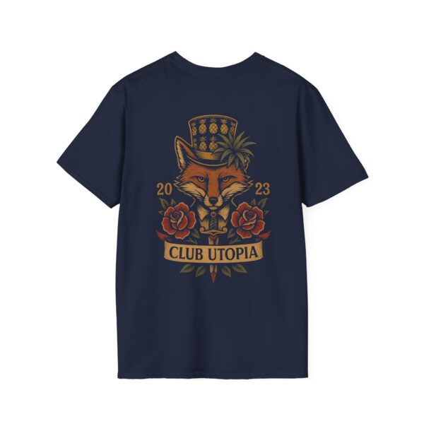 Club Utopia Vintage-Inspired Unisex Softstyle T-Shirt, Retro Graphic Tee - Image 10